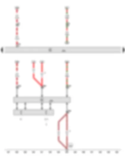 Wiring Diagram  AUDI A7 2015 - Radiator fan control unit - Engine control unit - Radiator fan - Radiator fan 2