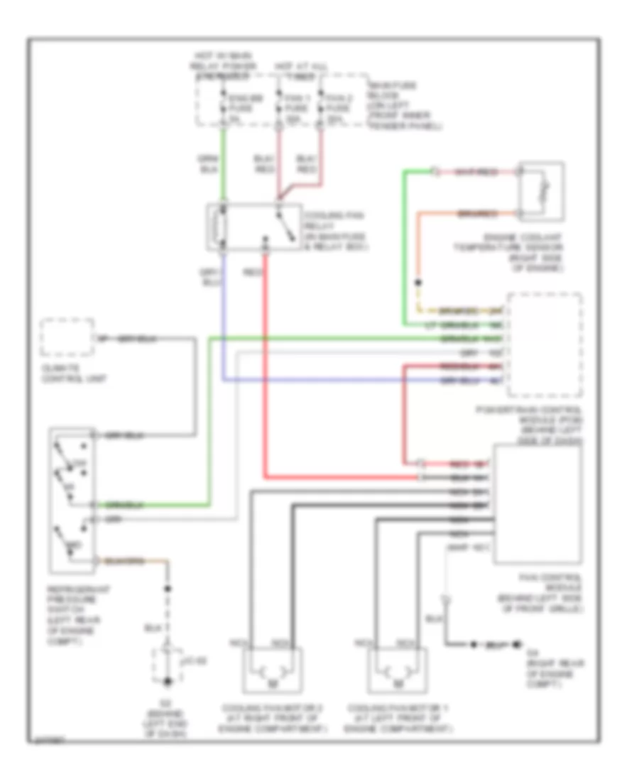 2 3L Turbo Cooling Fan Wiring Diagram for Mazda 6 i 2007