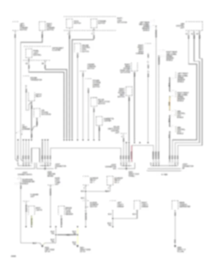 Ground Distribution Wiring Diagram 5 of 5 for Mazda 929 1994