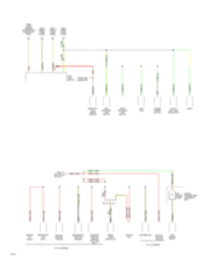 Power Distribution Wiring Diagram 3 of 3 for Mazda B1994 2300