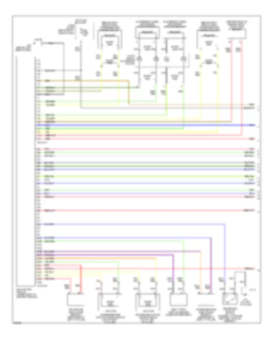 Supplemental Restraints Wiring Diagram 1 of 2 for Mazda CX 9 Grand Touring 2007