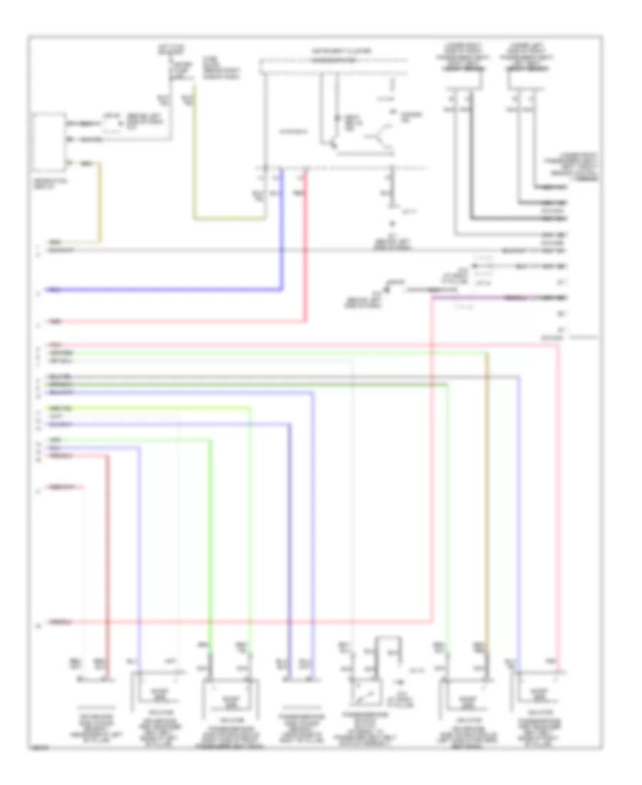 Supplemental Restraints Wiring Diagram 2 of 2 for Mazda CX 9 Grand Touring 2007
