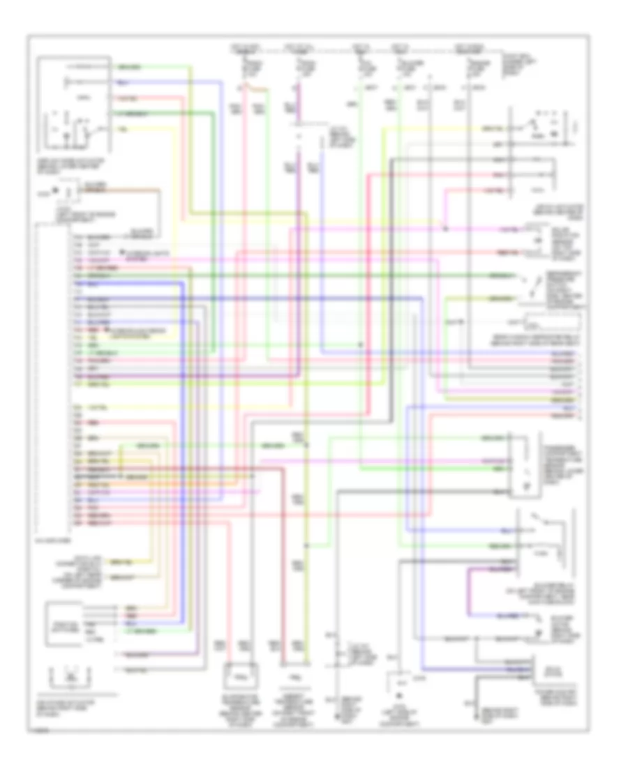 2 5L Automatic A C Wiring Diagram 1 of 2 for Mazda Millenia S 2001