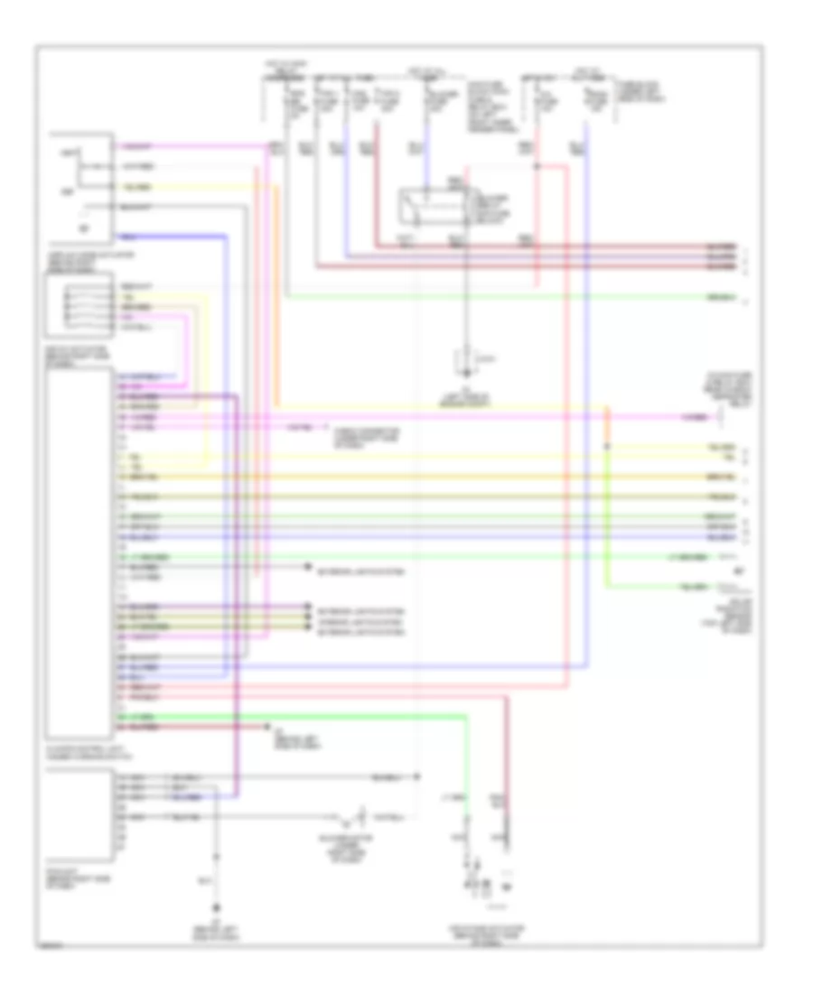 3 0L Automatic A C Wiring Diagram 1 of 2 for Mazda 6 i Touring 2008