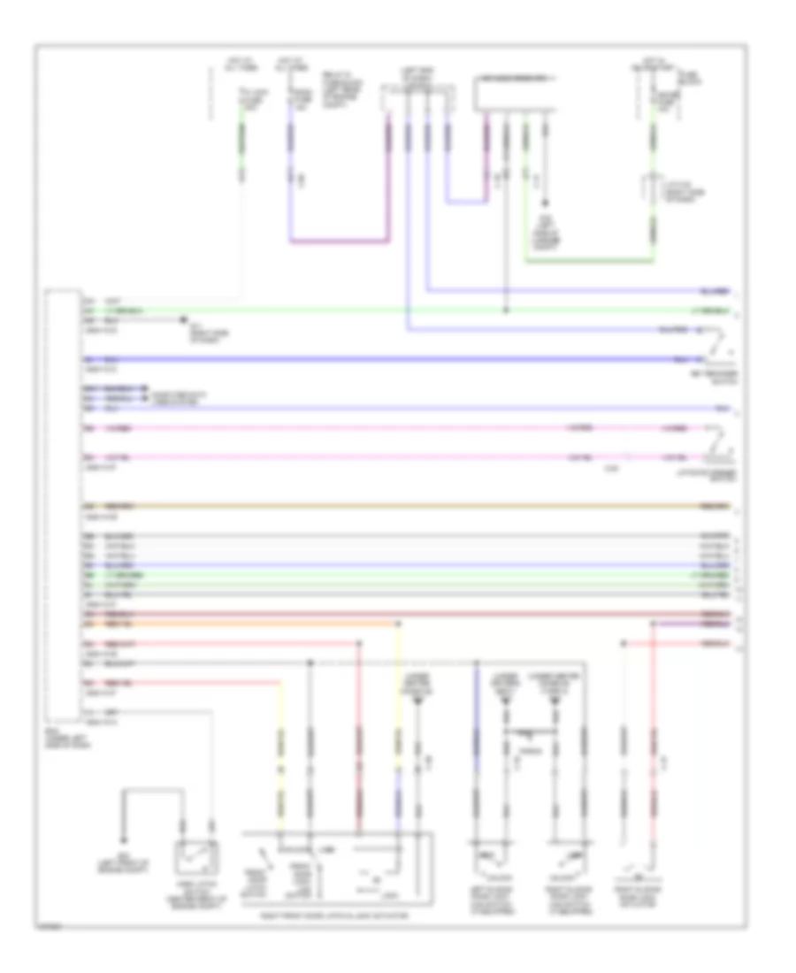 Forced Entry Wiring Diagram 1 of 2 for Mazda 5 Sport 2012