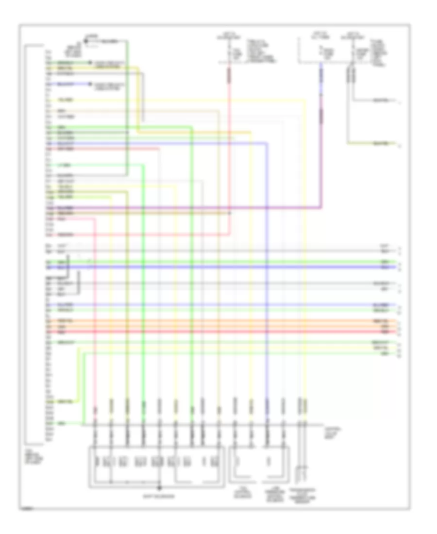 Transmission Wiring Diagram 1 of 2 for Mazda RX 8 Grand Touring 2010