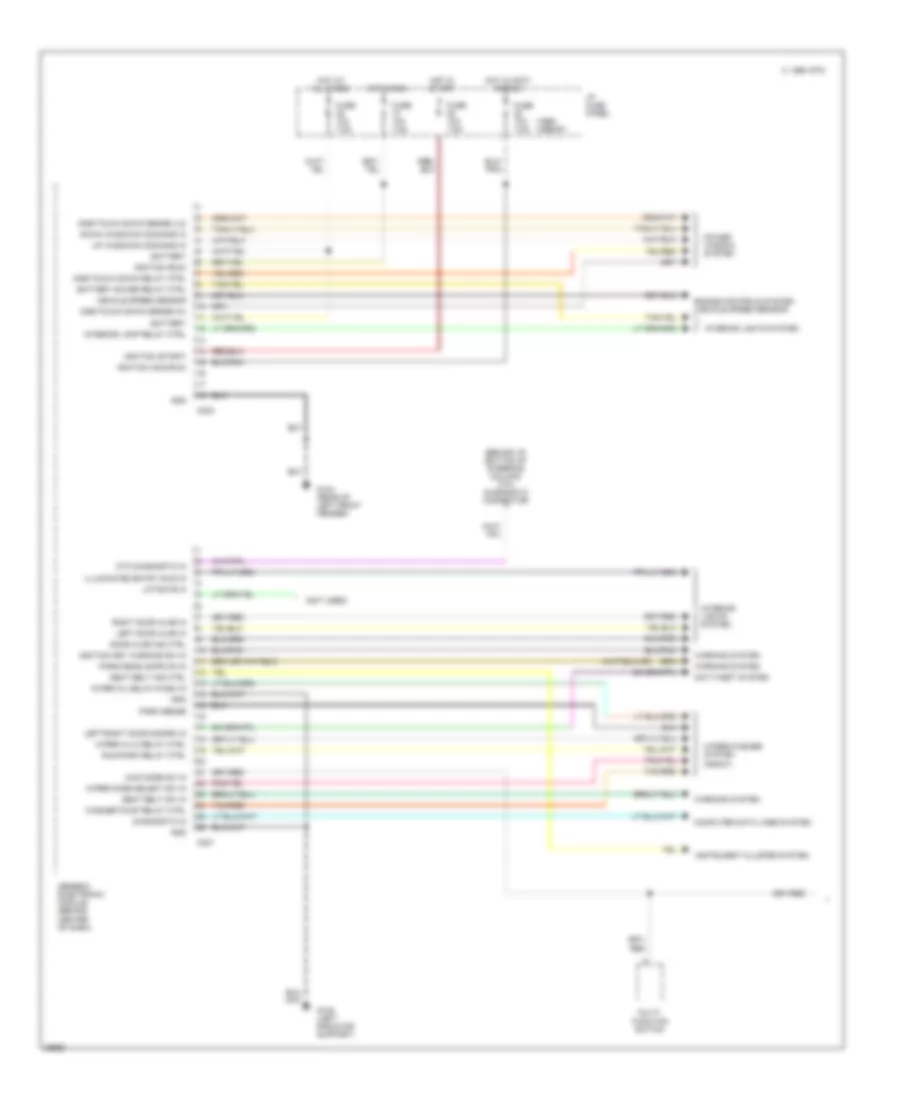 Body Computer Wiring Diagrams 1 of 2 for Mazda BSE 1995 3000