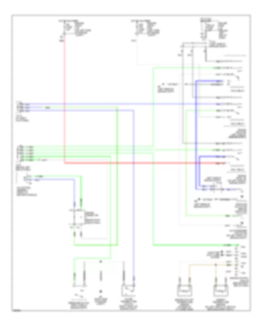 Cooling Fan Wiring Diagram for Toyota Prius Touring 2009