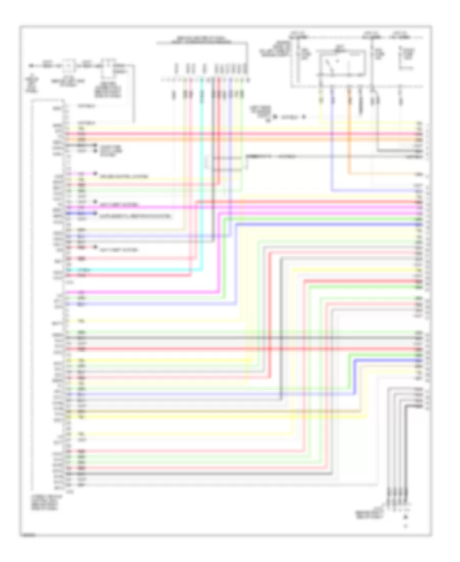 Hybrid System Wiring Diagram 1 of 7 for Toyota Prius Touring 2009