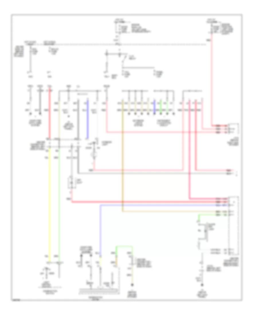 Courtesy Lamps Wiring Diagram 1 of 2 for Toyota Prius Touring 2009