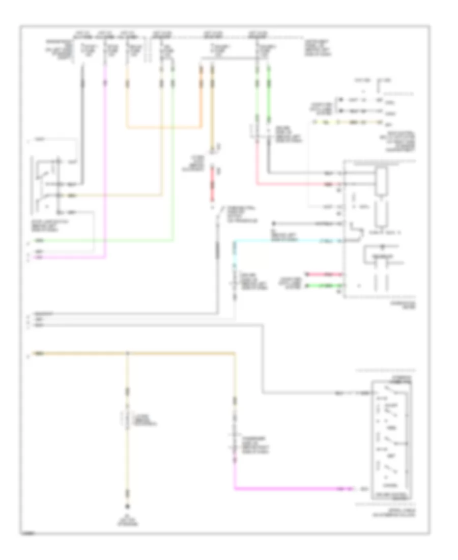 Cruise Control Wiring Diagram 2 of 2 for Toyota Avalon XLS 2006