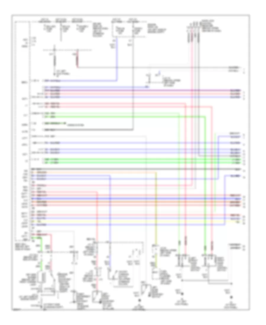 Forced Entry Wiring Diagram 1 of 2 for Toyota Sienna XLE 2008