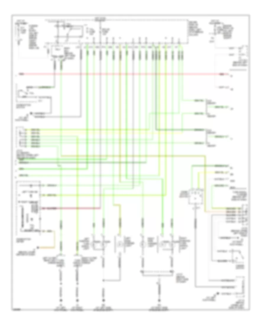 Exterior Lamps Wiring Diagram 2 of 2 for Toyota Sienna XLE 2008