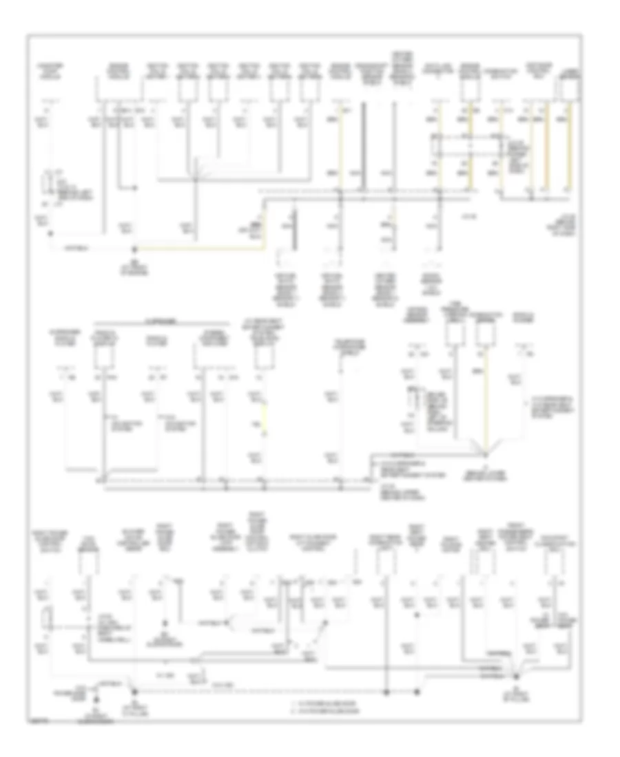 Ground Distribution Wiring Diagram 2 of 4 for Toyota Sienna XLE 2008