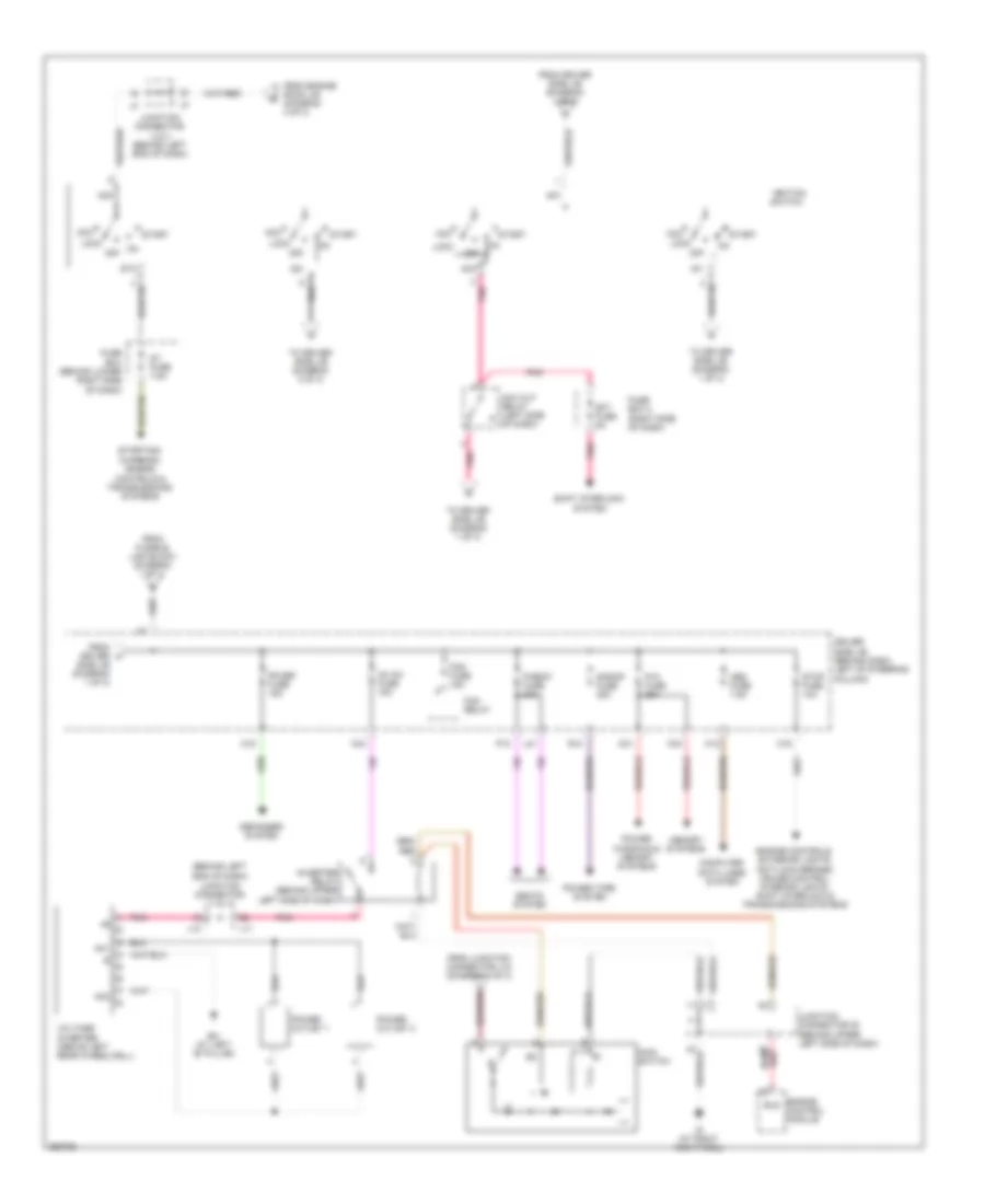 Power Distribution Wiring Diagram 2 of 3 for Toyota Sienna XLE 2008