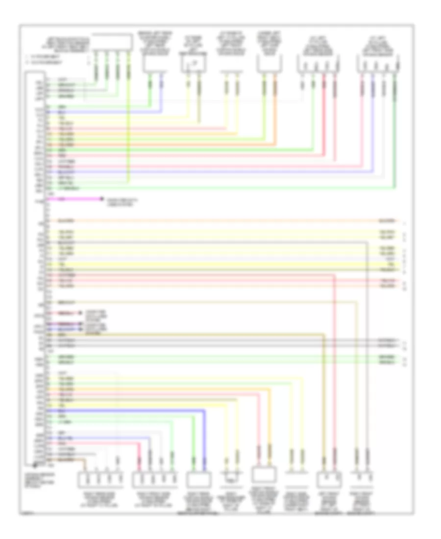 Supplemental Restraints Wiring Diagram 1 of 2 for Toyota Sienna XLE 2008