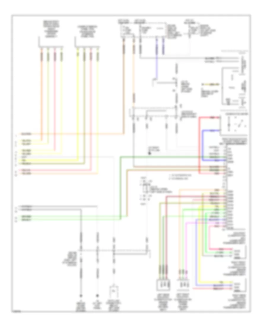 Supplemental Restraints Wiring Diagram 2 of 2 for Toyota Sienna XLE 2008