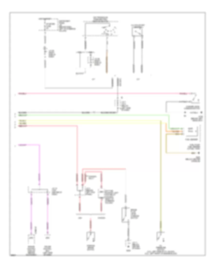 Instrument Cluster Wiring Diagram 2 of 2 for Toyota Camry LE 1998