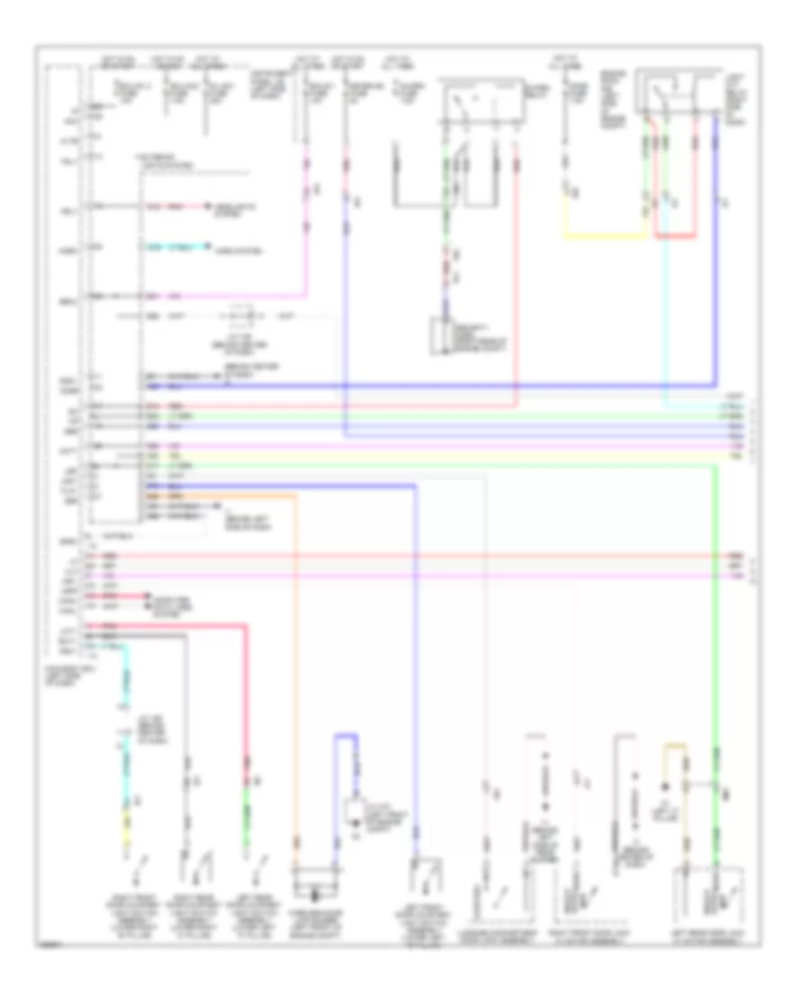 Forced Entry Wiring Diagram Hybrid 1 of 2 for Toyota Camry LE 2013