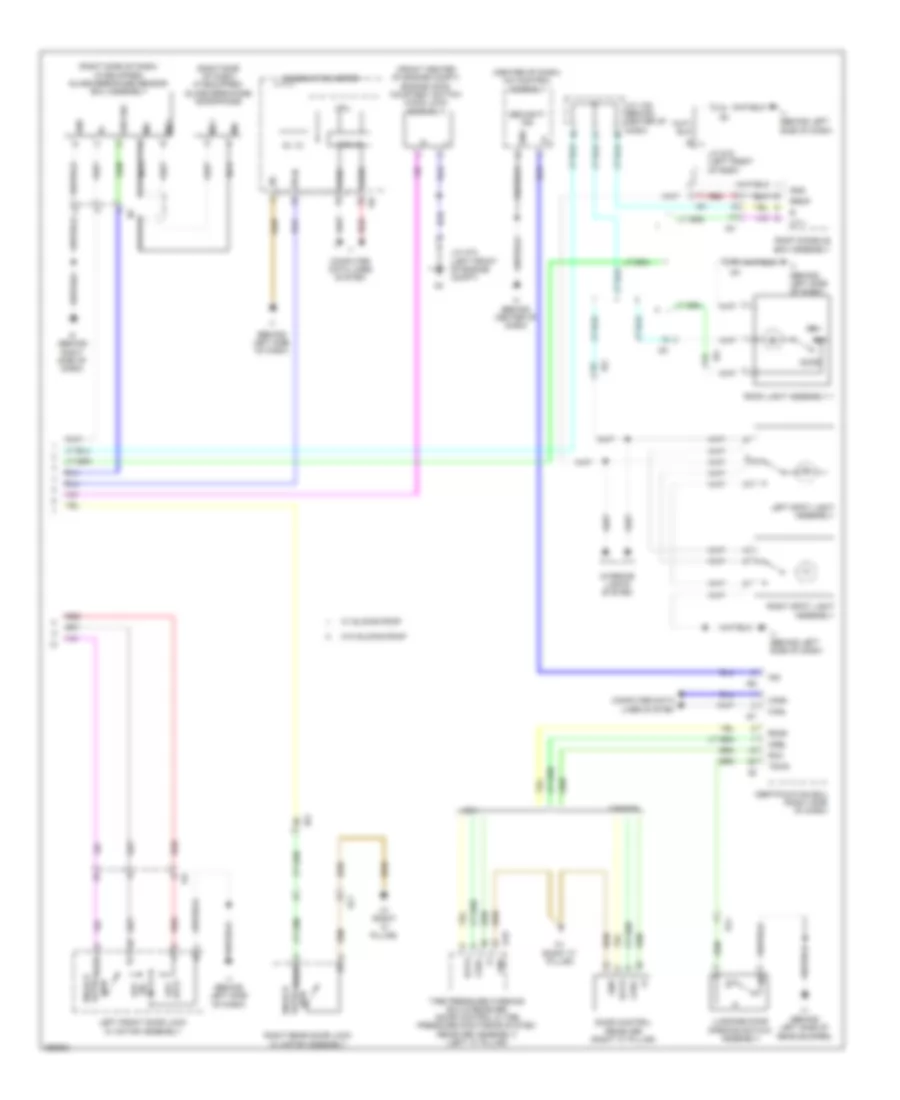 Forced Entry Wiring Diagram Hybrid 2 of 2 for Toyota Camry LE 2013
