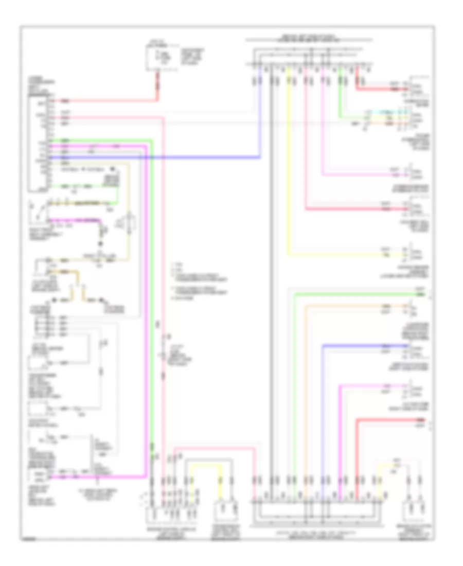 Computer Data Lines Wiring Diagram Except Hybrid 1 of 2 for Toyota Camry LE 2013