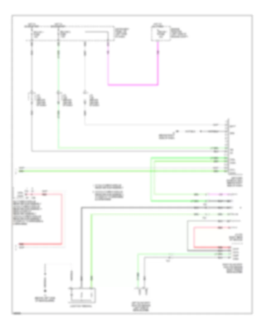 Computer Data Lines Wiring Diagram Except Hybrid 2 of 2 for Toyota Camry LE 2013