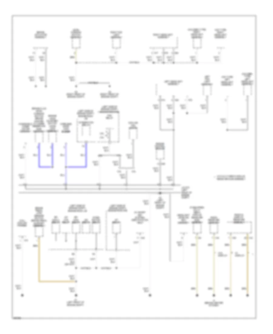 Ground Distribution Wiring Diagram Except Hybrid 1 of 5 for Toyota Camry LE 2013