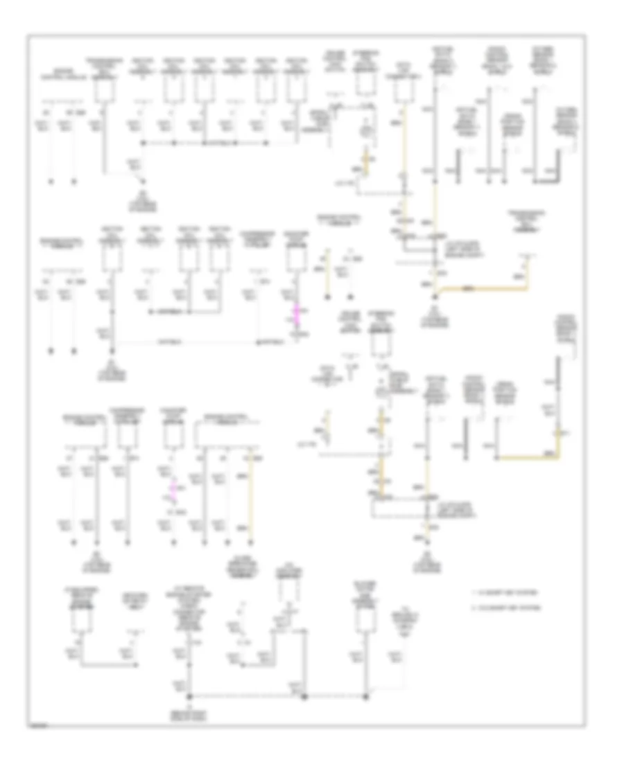 Ground Distribution Wiring Diagram Except Hybrid 2 of 5 for Toyota Camry LE 2013