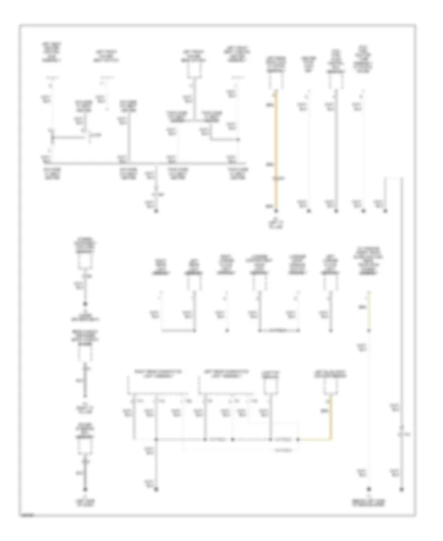 Ground Distribution Wiring Diagram Except Hybrid 5 of 5 for Toyota Camry LE 2013