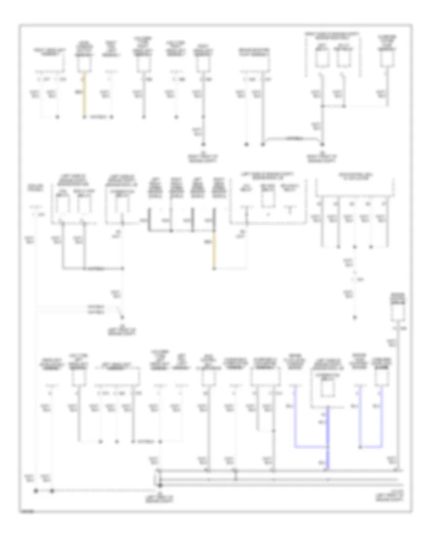 Ground Distribution Wiring Diagram Hybrid 1 of 5 for Toyota Camry LE 2013