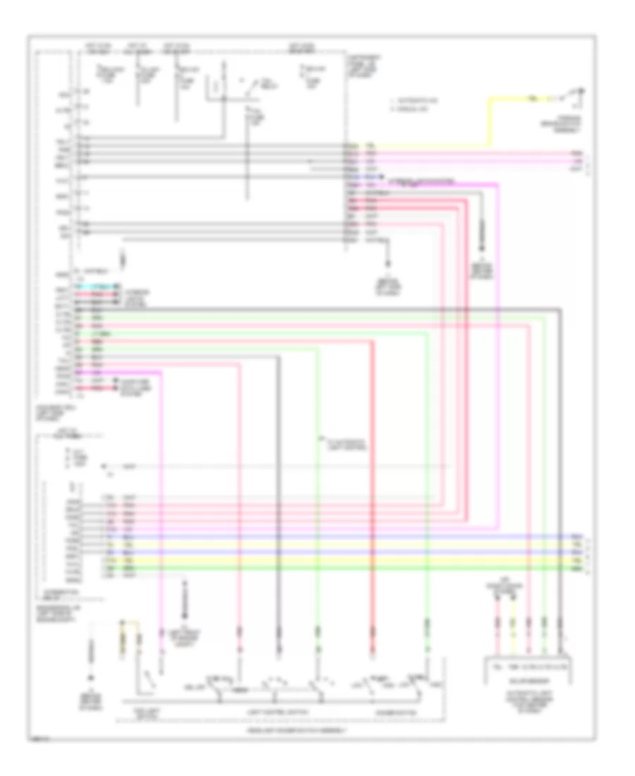 Headlamps Wiring Diagram Except Hybrid 1 of 2 for Toyota Camry LE 2013