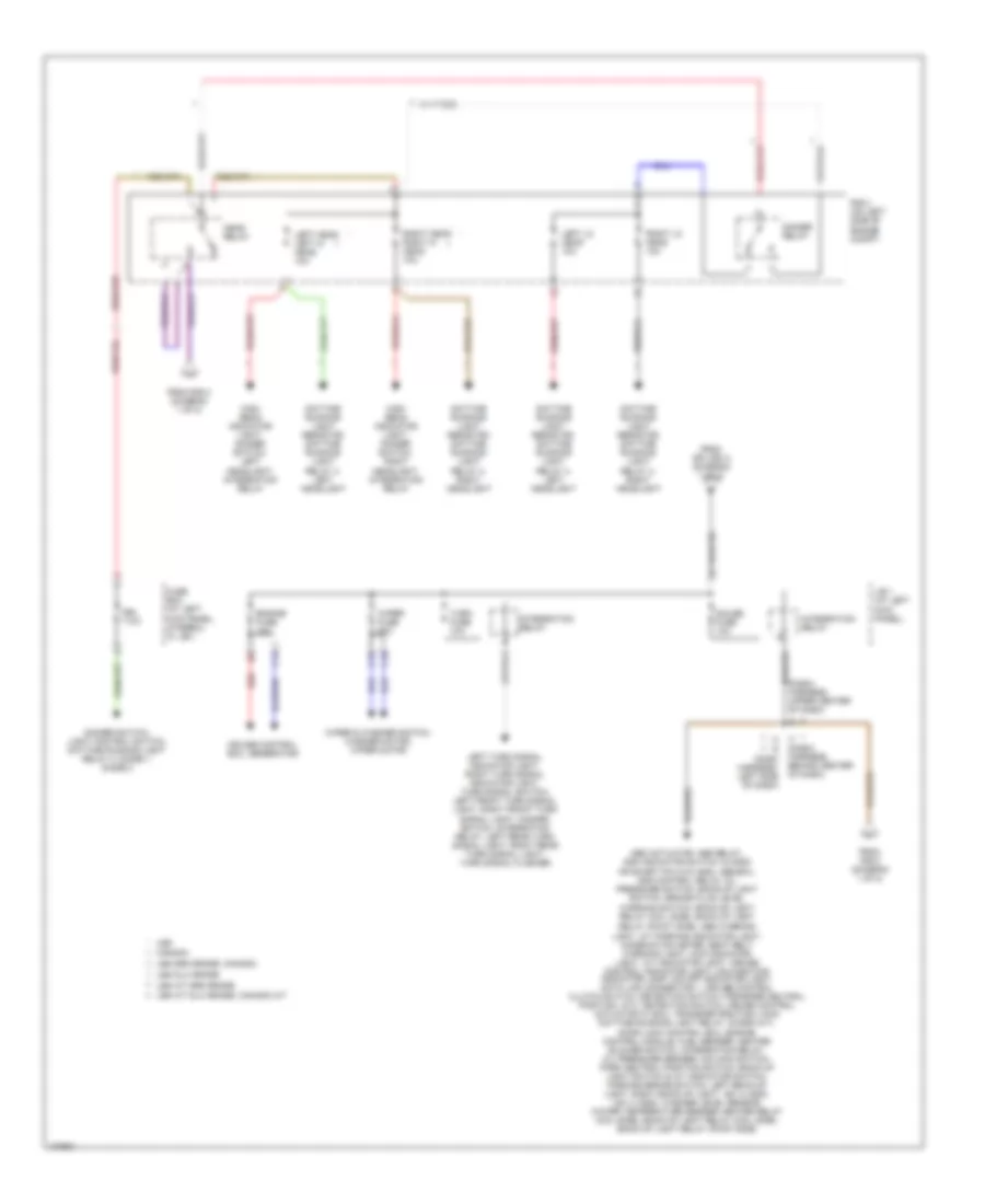 Power Distribution Wiring Diagram 2 of 2 for Toyota T100 DX 1998