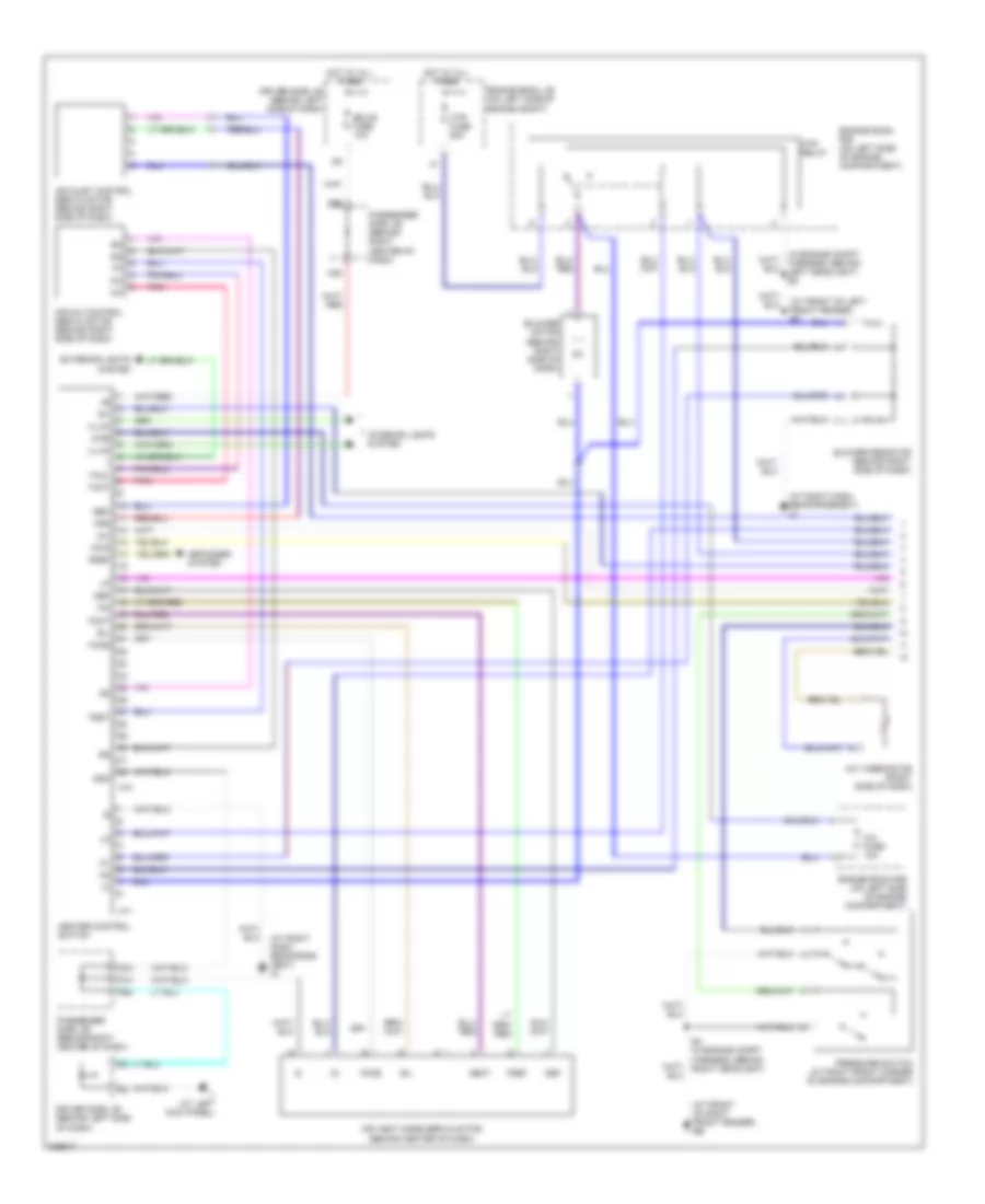 3 3L Manual A C Wiring Diagram 1 of 2 for Toyota Camry XLE 2005