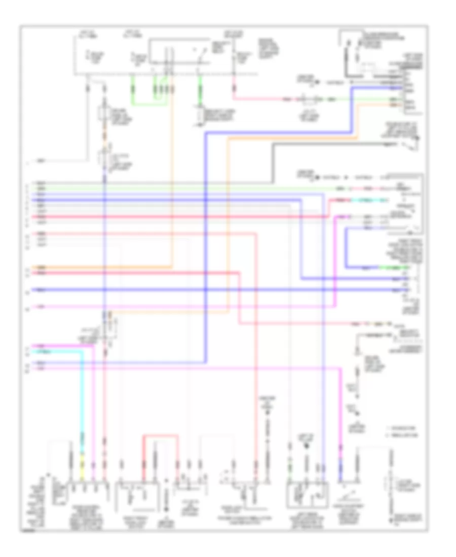 Forced Entry Wiring Diagram 2 of 2 for Toyota Tundra Limited 2008