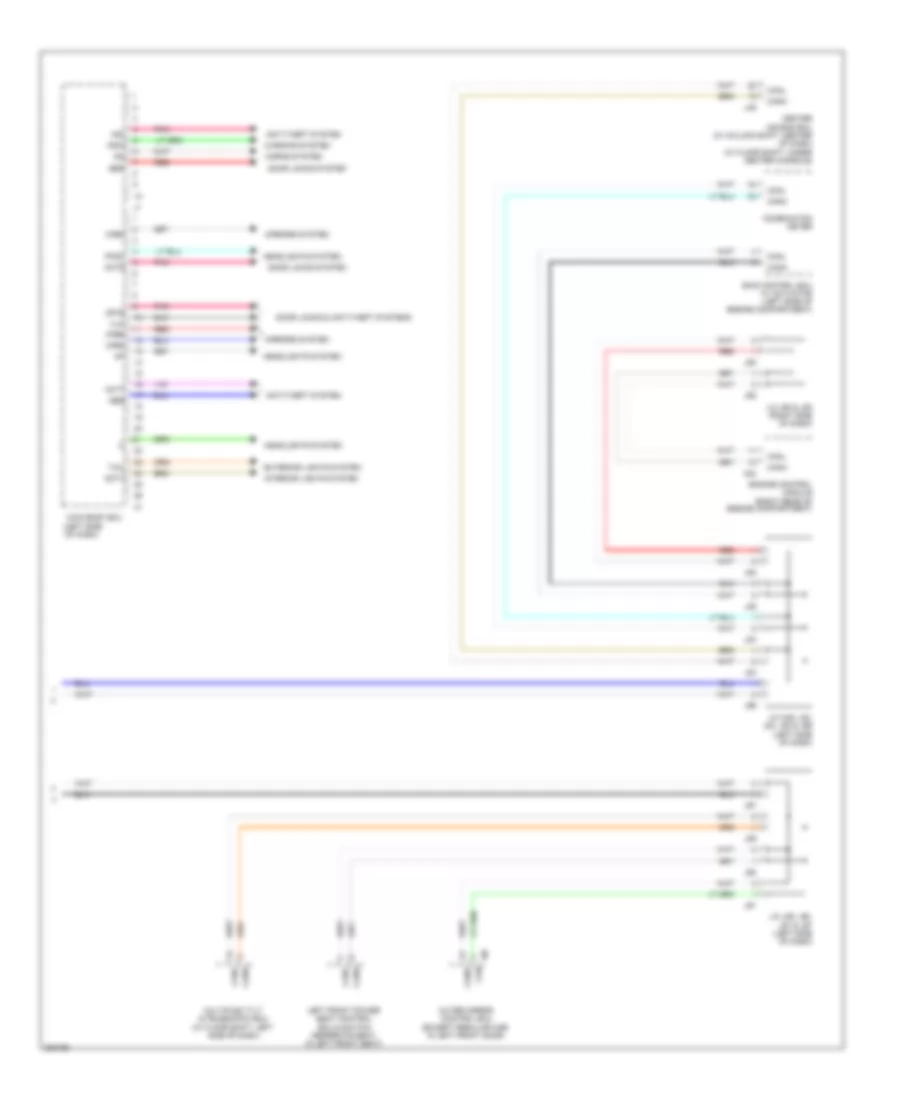 Body ECU Wiring Diagram 2 of 2 for Toyota Tundra Limited 2008