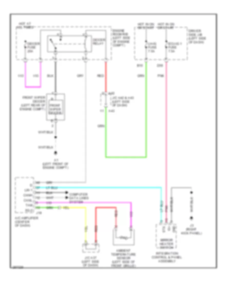 Front Deicer Wiring Diagram for Toyota Tundra Limited 2008