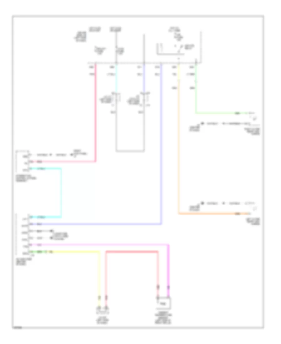 Mirror Heater Wiring Diagram for Toyota Tundra Limited 2008