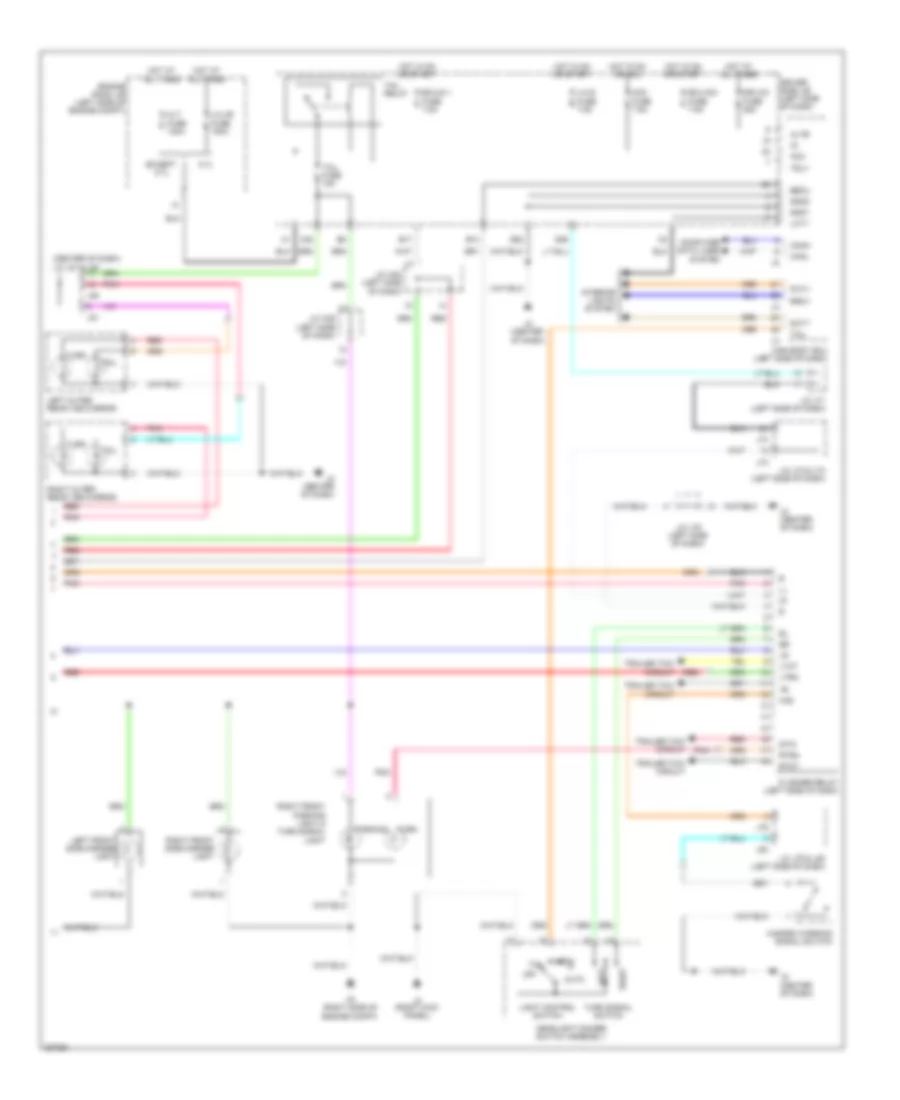 Exterior Lamps Wiring Diagram 2 of 2 for Toyota Tundra Limited 2008