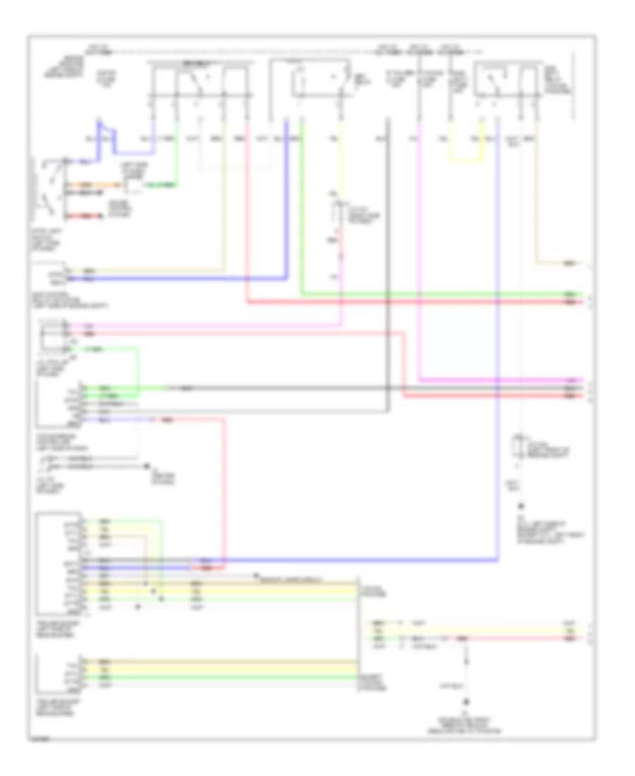 Trailer Tow Wiring Diagram 1 of 2 for Toyota Tundra Limited 2008