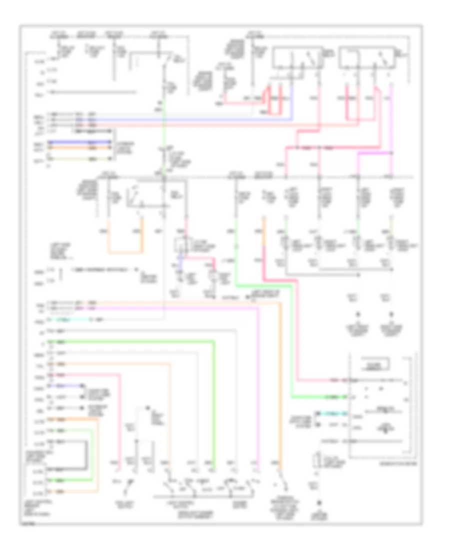 Headlights Wiring Diagram for Toyota Tundra Limited 2008