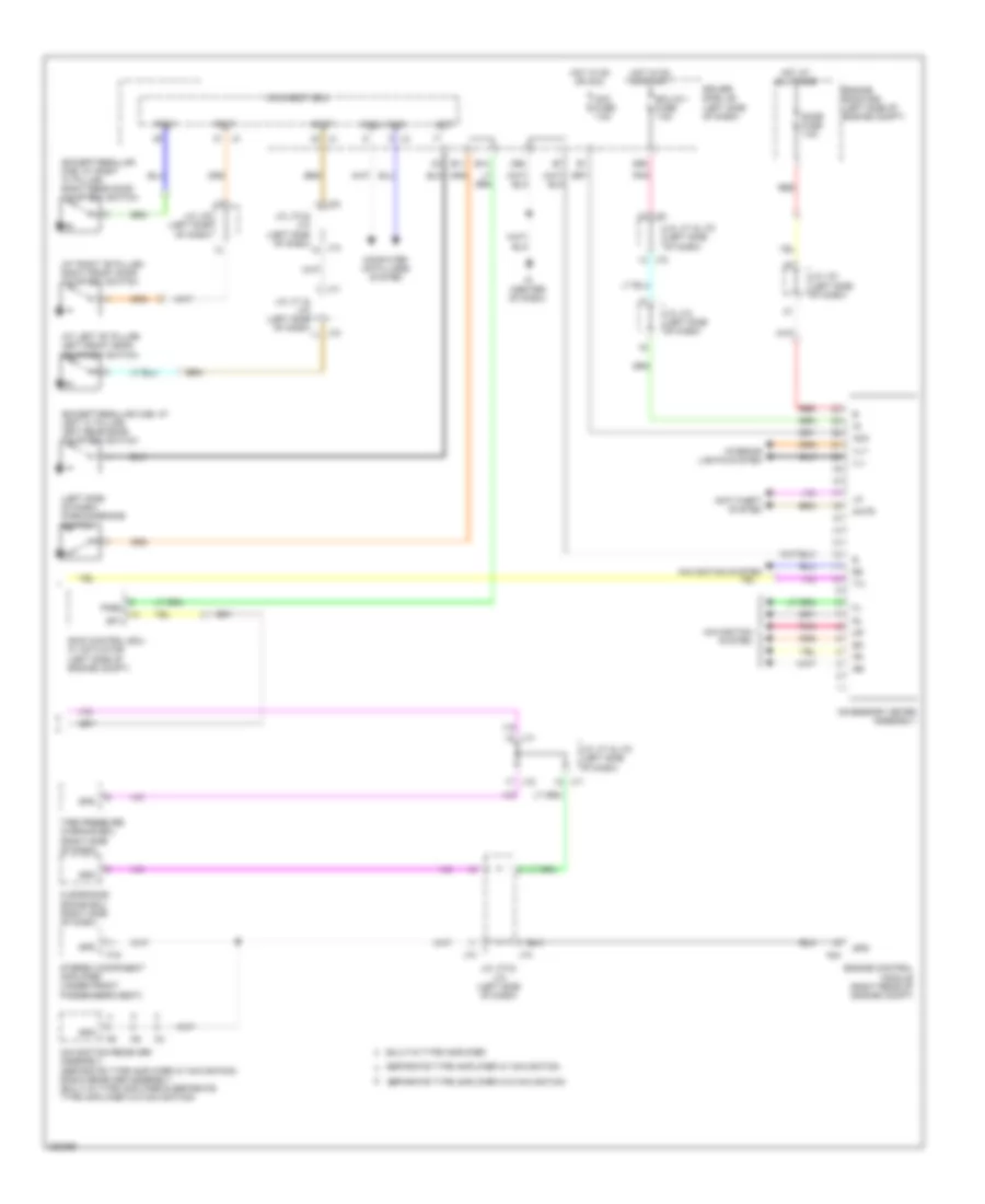 Instrument Cluster Wiring Diagram 2 of 2 for Toyota Tundra Limited 2008