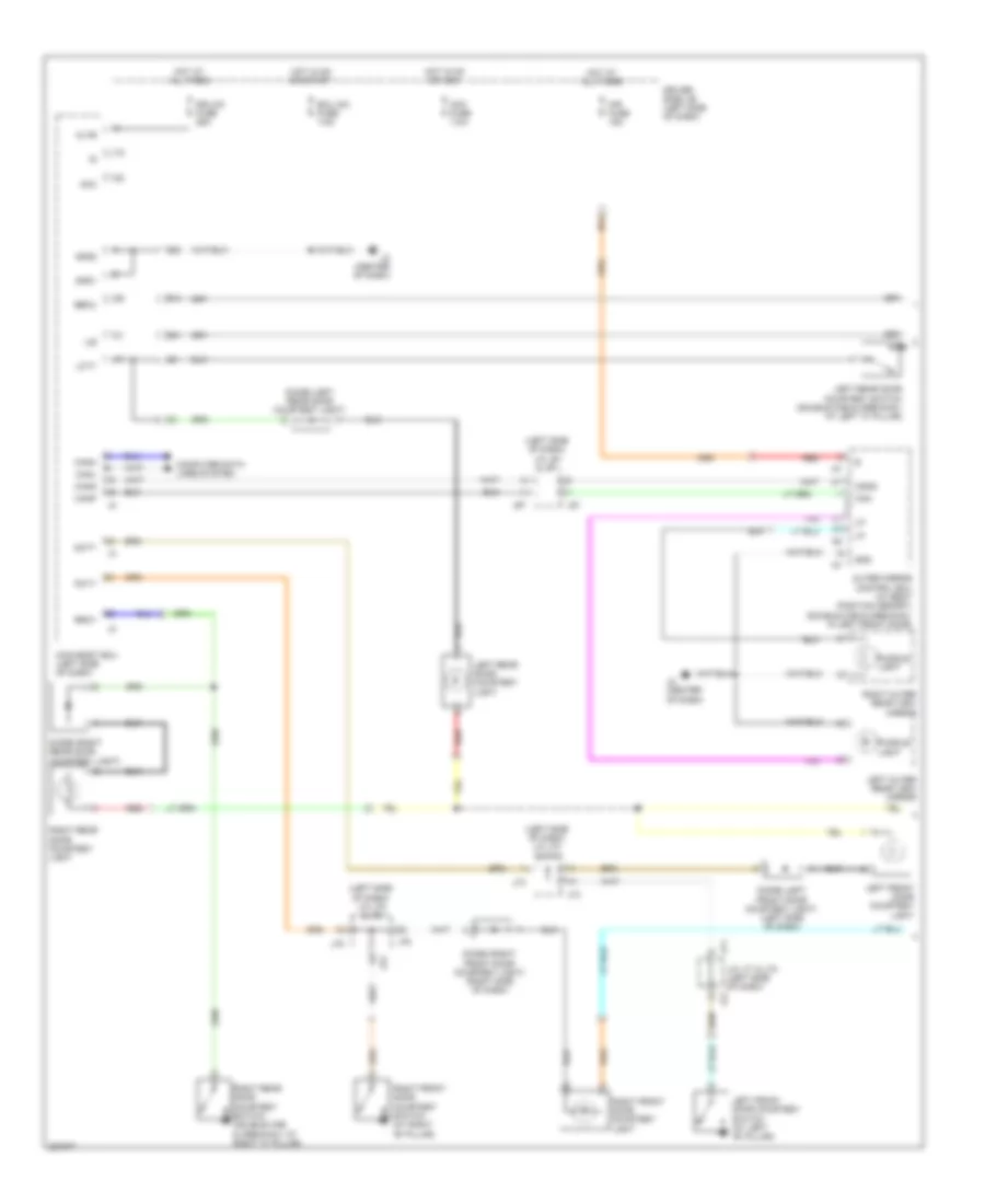 Courtesy Lamps Wiring Diagram 1 of 2 for Toyota Tundra Limited 2008