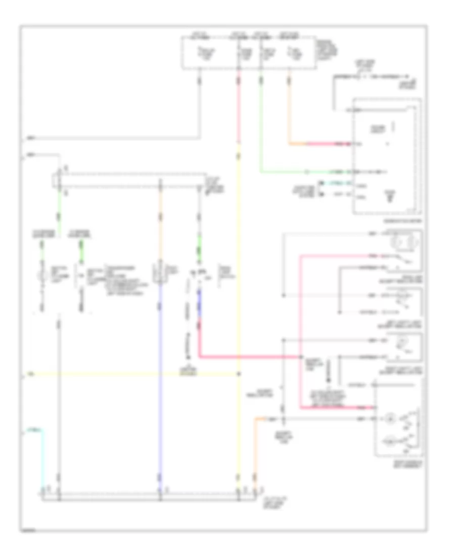 Courtesy Lamps Wiring Diagram 2 of 2 for Toyota Tundra Limited 2008