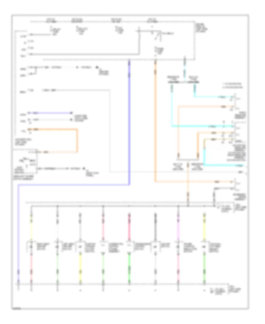 Instrument Illumination Wiring Diagram 1 of 2 for Toyota Tundra Limited 2008