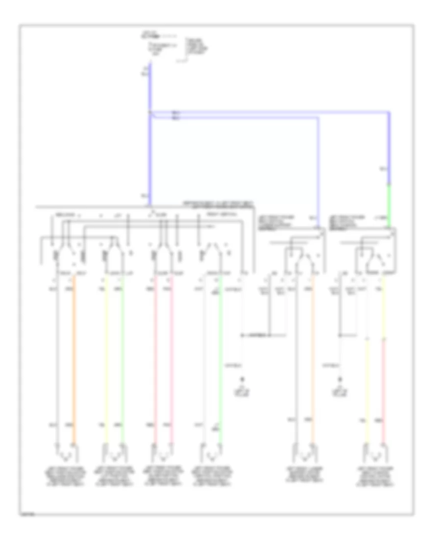 Driver Power Seat Wiring Diagram for Toyota Tundra Limited 2008