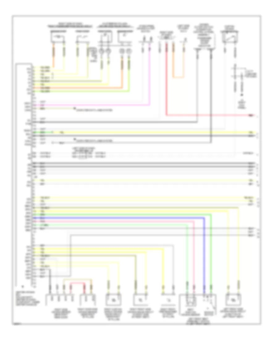 Supplemental Restraints Wiring Diagram 1 of 2 for Toyota Tundra Limited 2008