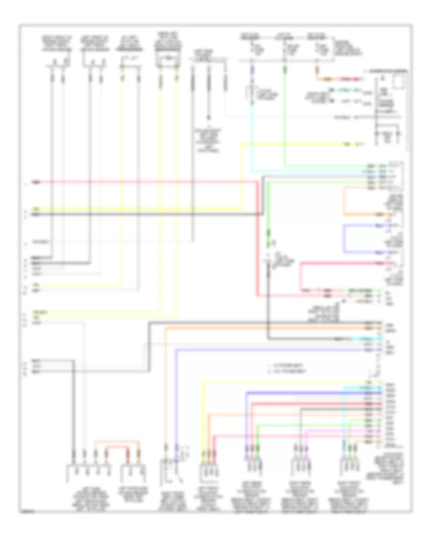 Supplemental Restraints Wiring Diagram 2 of 2 for Toyota Tundra Limited 2008