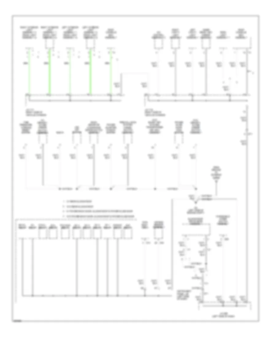 Ground Distribution Wiring Diagram 3 of 6 for Toyota Sienna Limited 2013