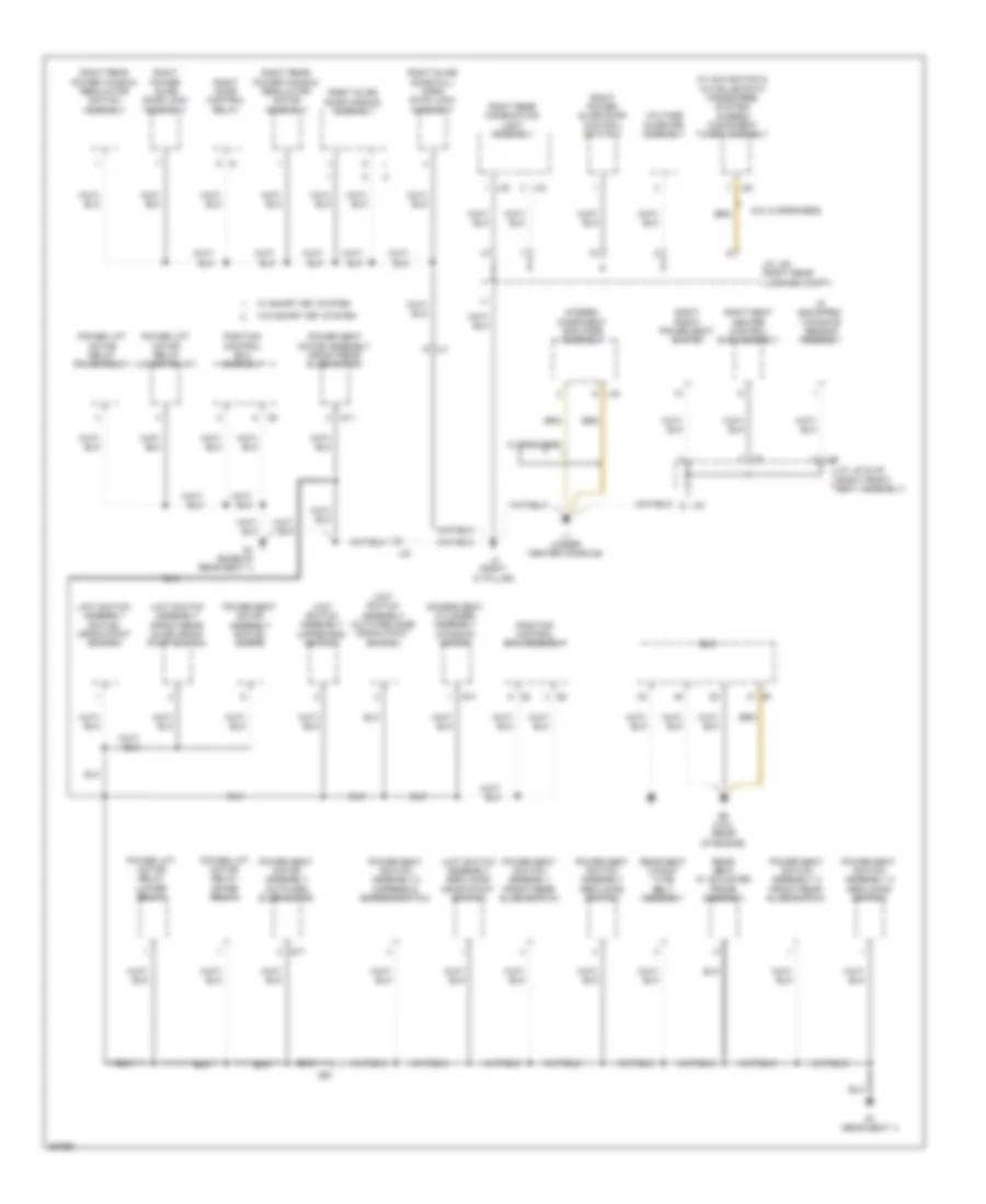 Ground Distribution Wiring Diagram 5 of 6 for Toyota Sienna Limited 2013