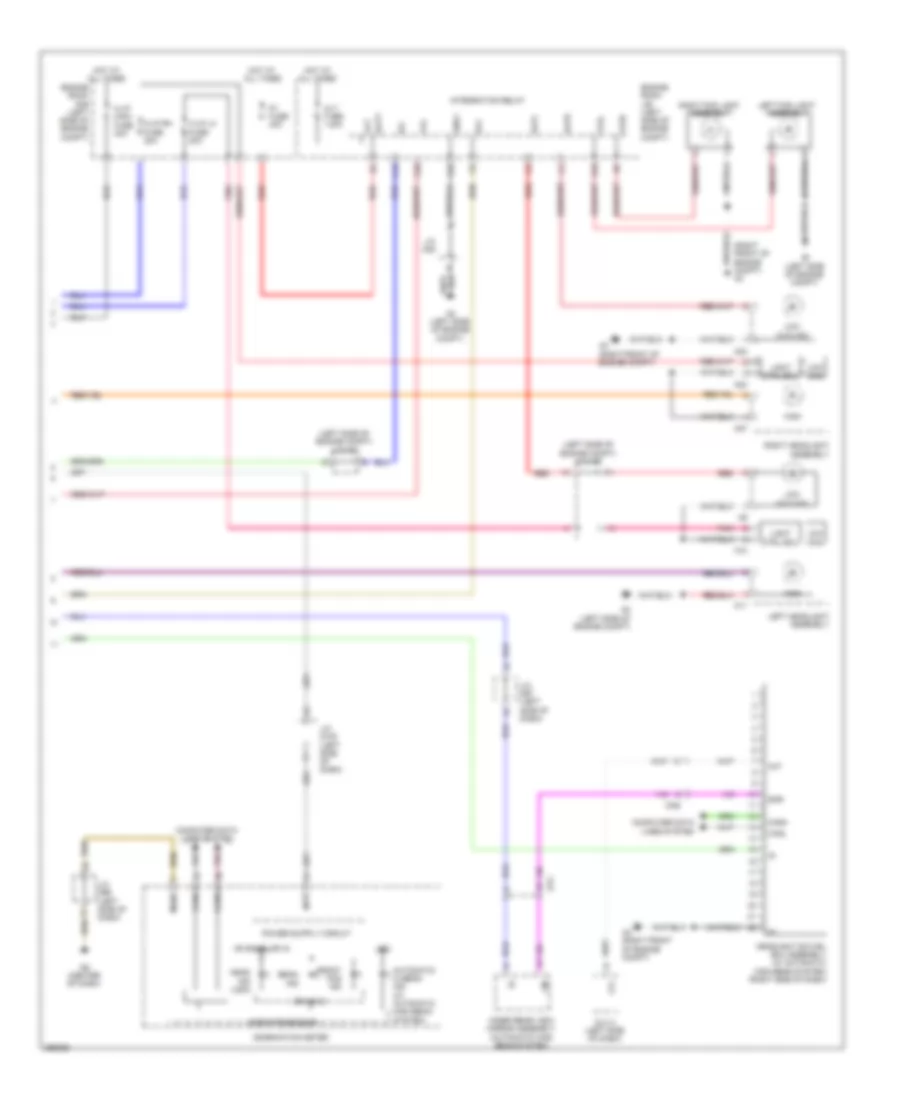 Headlights Wiring Diagram 2 of 2 for Toyota Sienna Limited 2013